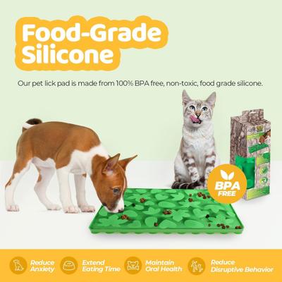 Show full view: allforpaws Jungle Digmat Refill Treat Dispensing Dog Toy, Green, 16 x 10-in slide 3 of 9