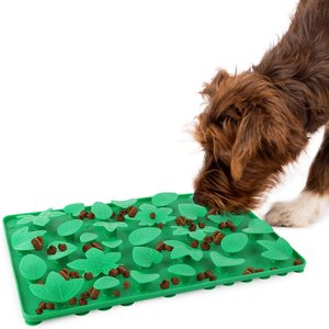 allforpaws Jungle Digmat Refill Treat Dispensing Dog Toy, Green, 16 x 10-in