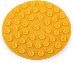 allforpaws Calming Pals Wowfle Lick Mat Refill Treat Dispensing Dog Toy, Yellow, 7.9 x 7.9-in slide 2 of 5