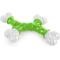 Show in main carousel: allforpaws Dental X-Bone Chew Dog Toy, Green, 7.8 x 7.0 x 1.3-in slide 2 of 3