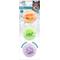 Show in main carousel: allforpaws Meta Swirly Ball Dog Toy, Multi-Color, 2.5 x 2.5 x 2.5-in, 3 count slide 1 of 2
