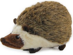 allforpaws Classic Hedgehog Squeaky Plush Dog Toy, Brown, Small slide 1 of 8