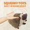 Show in main carousel: allforpaws Classic Hedgehog Squeaky Plush Dog Toy, Brown, Small slide 3 of 10