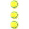 Show in main carousel: allforpaws Meta Squeeze TPR Squeaky Tennis Ball Dog Toy, Yellow, 2.6 x 2.6 x 2.6-in, 3 count slide 2 of 2
