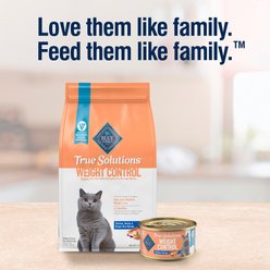 Blue Buffalo True Solutions Natural Weight Control Chicken Adult Wet Cat Food, 3-oz can, case of 4 slide 2 of 9