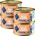 Blue Buffalo True Solutions Natural Weight Control Chicken Adult Wet Cat Food, 3-oz can, case of 4