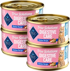 Blue Buffalo True Solutions Digestive Care Formula Wet Cat Food, 3-oz can, case of 4