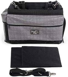 allforpaws Travel Bicycle Deluxe Dog Carrier Bag, Grey slide 2 of 9