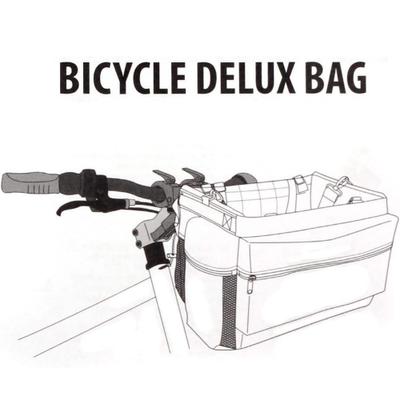 Show full view: allforpaws Travel Bicycle Deluxe Dog Carrier Bag, Grey slide 4 of 9