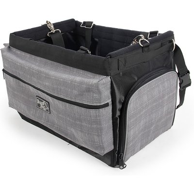 allforpaws allforpaws Travel Bicycle Deluxe Dog Carrier Bag, Grey