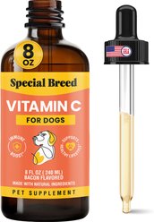 Special Breed Vitamin C Bacon Flavored Liquid Immune Supplement for Dogs, 8-fl oz bottle