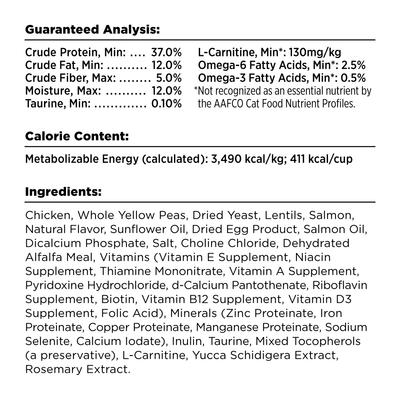 Show full view: BIXBI Liberty Indoor Health Chicken & Salmon Recipe Grain-Free Dry Cat Food, 10-lb bag slide 6 of 10