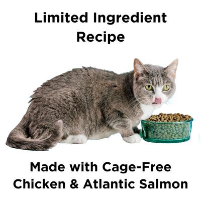 Show full view: BIXBI Liberty Indoor Health Chicken & Salmon Recipe Grain-Free Dry Cat Food, 10-lb bag slide 3 of 10