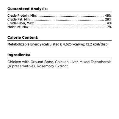 Show full view: BIXBI Liberty Chicken Recipe Freeze-Dried Dog Topper & Treat, 4.5-oz bag slide 5 of 9