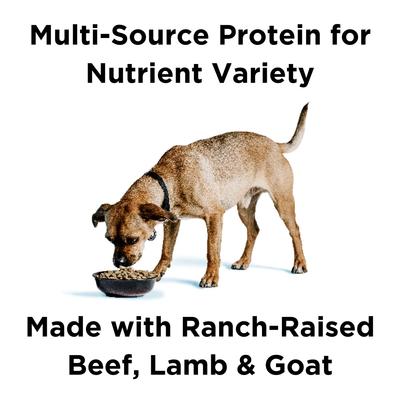 Show full view: BIXBI Liberty Rancher's Red Fresh Beef, Lamb & Goat Dry Dog Food, 22-lb bag slide 3 of 10