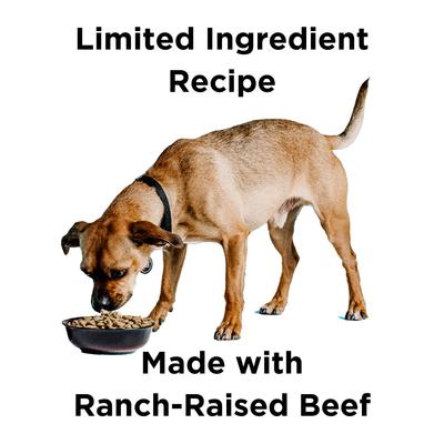 Show full view: BIXBI Liberty Beef Recipe Grain-Free Dry Dog Food, 22-lb bag slide 3 of 9
