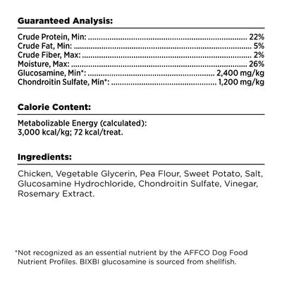 Show full view: BIXBI Liberty Hip & Joint Chicken Jerky Grain-Free Dog Treats, 5-oz bag slide 5 of 6