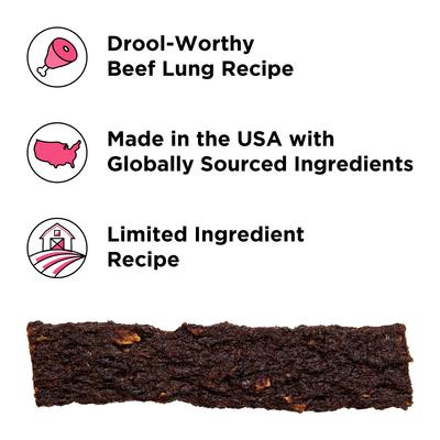 Show full view: BIXBI Liberty Hip & Joint Beef Liver Recipe Jerky Dog Treats, 5-oz bag slide 4 of 7