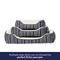 Show in main carousel: Frisco Sherpa Bolster Cat & Dog Bed, Southwest Stripe, Large slide 6 of 9