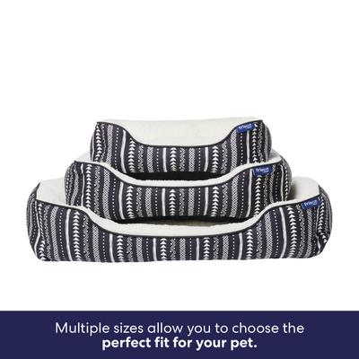 Show full view: Frisco Sherpa Bolster Cat & Dog Bed, Southwest Stripe, Large slide 6 of 9
