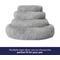 Show in main carousel: Frisco Long Faux Fur Donut Cat & Dog Bed, Smoky Gray, X-Large slide 6 of 9