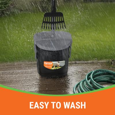 Show full view: Pupzle Dog Pooper Scooper with Bag Attachment, Lavender Scented, Grey, 25 Refill bags slide 9 of 11