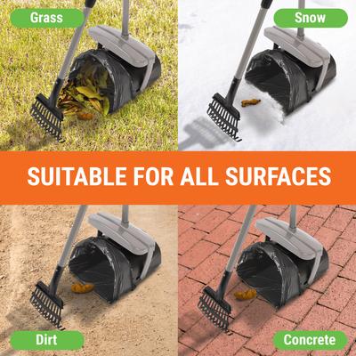 Show full view: Pupzle Dog Pooper Scooper with Bag Attachment, Lavender Scented, Grey, 25 Refill bags slide 7 of 11