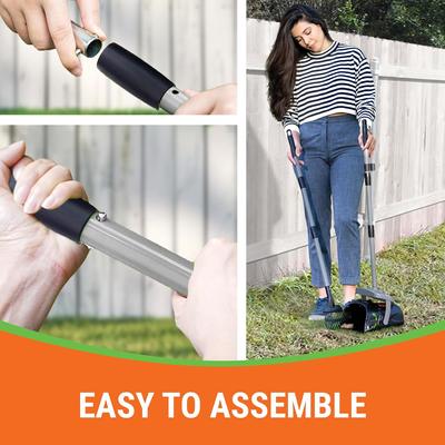 Show full view: Pupzle Dog Pooper Scooper with Bag Attachment, Lavender Scented, Grey, 25 Refill bags slide 8 of 11