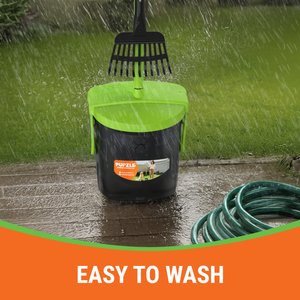 Pupzle Dog Pooper Scooper with Bag Attachment, Lavender Scented, Green, 25 Refill bags