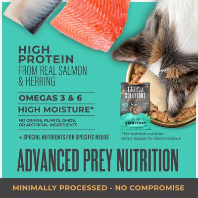 Show full view: Tiki Cat Solutions Skin & Coat Salmon & Herring Grain-Free Dry Cat Food, 5.6-lb bag slide 5 of 13