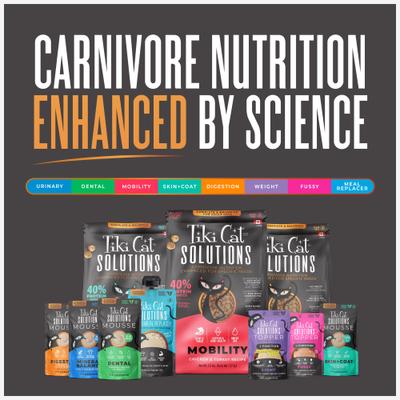 Show full view: Tiki Cat Solutions Skin & Coat Salmon & Herring Grain-Free Dry Cat Food, 2.8-lb bag slide 10 of 13