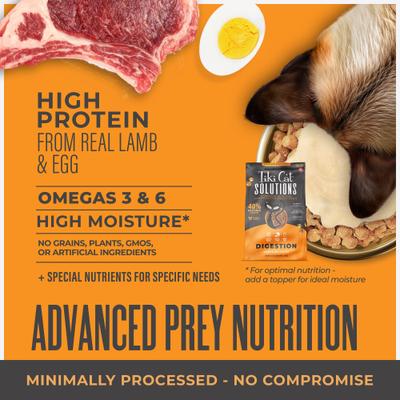 Show full view: Tiki Cat Solutions Digestion Lamb & Egg Grain-Free Dry Cat Food, 2.8-lb bag slide 5 of 13