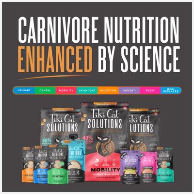 Show full view: Tiki Cat Solutions Dental Chicken Grain-Free Dry Cat Food, 5.6-lb bag slide 10 of 13