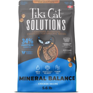 Tiki Cat Solutions Mineral Balance Chicken Grain-Free Dry Cat Food, 5.6-lb bag