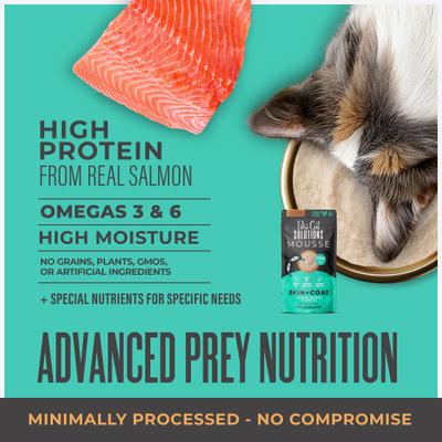 Show full view: Tiki Cat Solutions Function Formula Skin & Coat Salmon Recipe in Broth Wet Cat Food, 2.4-oz, case of 12 slide 5 of 13