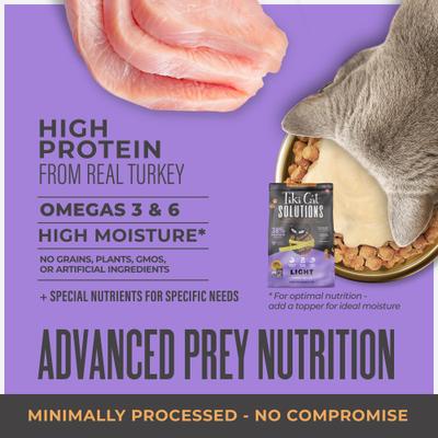 Show full view: Tiki Cat Solutions Light Turkey Grain-Free Dry Cat Food, 2.8-lb bag slide 5 of 13