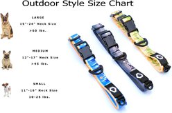 Euro-Dog Outdoor Style Nylon Dog Collar & Leash Set, Cactus Cream, Small: 11 to 16-in neck, 5/8-in wide slide 2 of 4