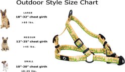 Euro-Dog Outdoor Style Nylon Harness & Leash Set, Cactus Cream, Medium: 18 to 26-in chest slide 2 of 3