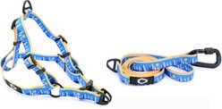 Euro-Dog Outdoor Style Nylon Harness & Leash Set, Frozen Forest, Large: 22 to 30-in chest