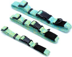 Euro-Dog Adventure Style Mountain Climbing Rope Dog Collar & Leash Set, Mountain Wave, Small: 11 to 16-in neck, 5/8-in wide slide 2 of 5