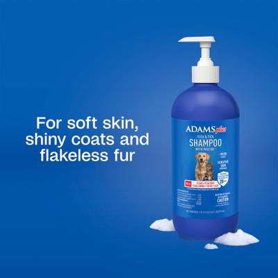 Show full view: Adams Plus Flea & Tick Shampoo Sensitive Skin for Cats & Dogs, 24-fl oz bottle slide 5 of 14