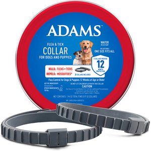 Adams Flea & Tick Collar for Dogs & Puppies, 2 count