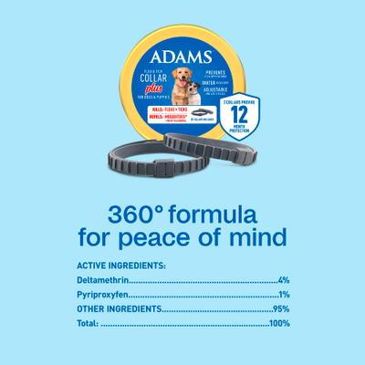 Show full view: Adams Flea & Tick Collar Plus for Dogs & Puppies, 2 count slide 8 of 12