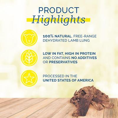 Show full view: Pet Center Lamb Crunchys Dog Treats, 3-oz bag slide 5 of 9