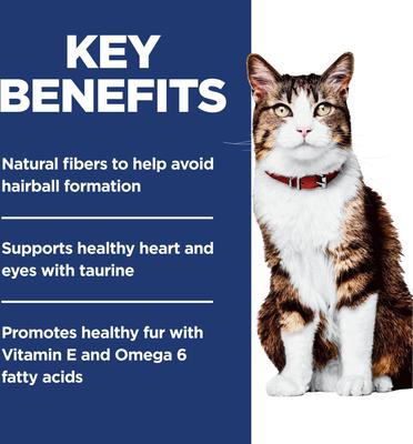 Show full view: Hill's Science Diet Adult Hairball Control Chicken Recipe Dry Cat Food, 7-lb bag slide 5 of 12