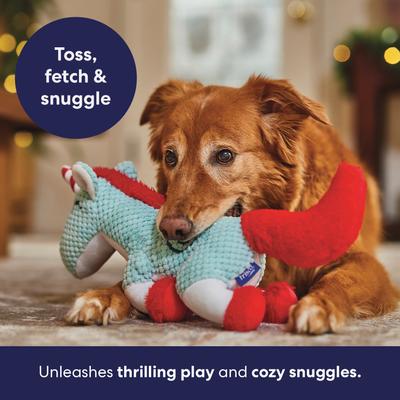 Show full view: Frisco Holiday Unicorn Plush Squeaky Dog Toy, Medium/Large slide 4 of 9