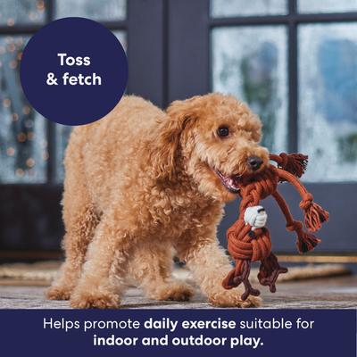 Show full view: Frisco Holiday Reindeer Rope Dog Toy, Small/Medium slide 4 of 8