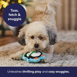 Frisco Holiday Penguin Plush Squeaky Dog Toy, Small slide 2 of 7