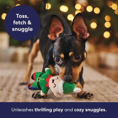 Show full view: Frisco Holiday Elf Plush Squeaky Dog Toy, X-Small/Small slide 5 of 10