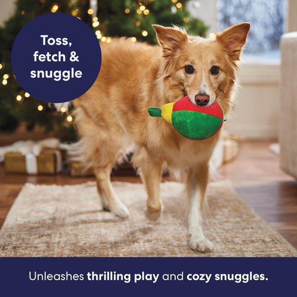 Show full view: Frisco Holiday Ornament Plush Squeaky Dog Toy, Medium/Large slide 4 of 9